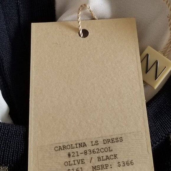 NEW Torn by Ronny Kobo Carolina Long Sleeve Color Block Knit Dress Size XS - Picture 11 of 12